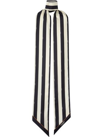 Fendi Macro Wrappy striped scarf - FARFETCH