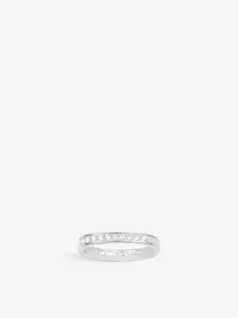 APM MONACO - Dainty sterling-silver and pavé zirconia ring | Selfridges.com