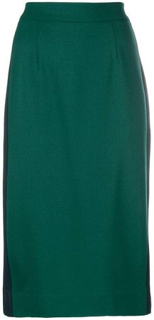 fitted pencil skirt