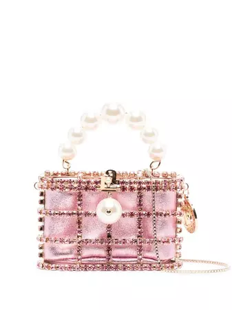 Rosantica Holli Pocket crystal-embellished Mini Bag
