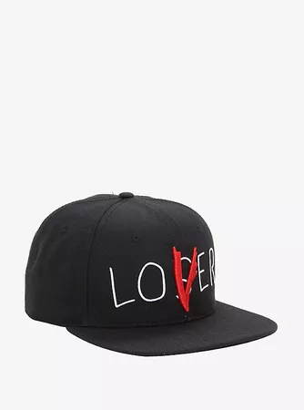IT Pennywise Loser/Lover Black Snapback Hat
