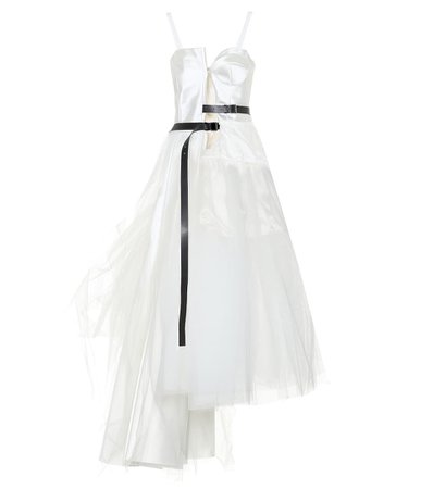 Junya Watanabe - Satin and tulle gown
