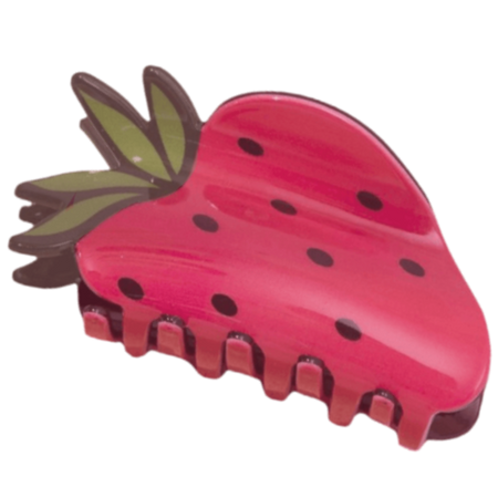 strawberry claw clip