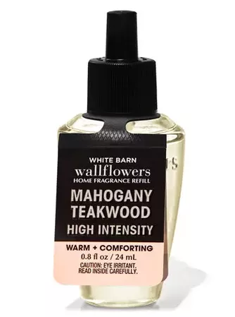 Mahogany Teakwood High Intensity Wallflowers Fragrance Refill | Bath & Body Works