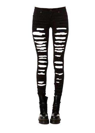 ripped skinny jeans
