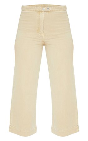Stone Cropped Leg Jeans PrettyLittleThing