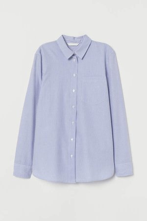 Cotton Shirt - Blue