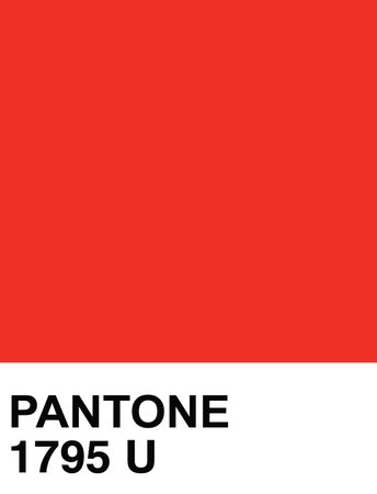 PANTONE RED