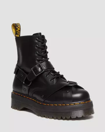 Jadon Boot Harness Leather Platforms | Dr. Martens