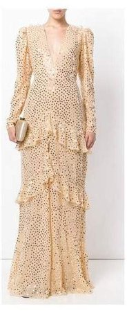 and Gold Alessandra Rich dress