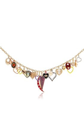 Heart Charms Necklace by Have A Heart x MUSE | Moda Operandi