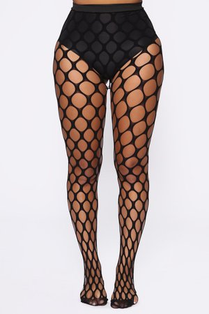 Caught In The Drama Fishnet Tights