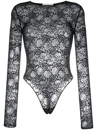 Faith Connexion lace-detail long-sleeved Bodysuit - Farfetch