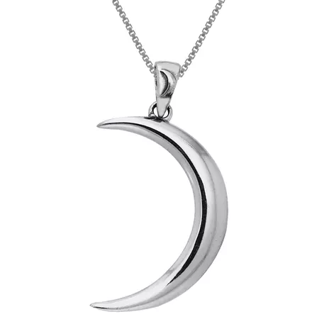 moon crescent necklace