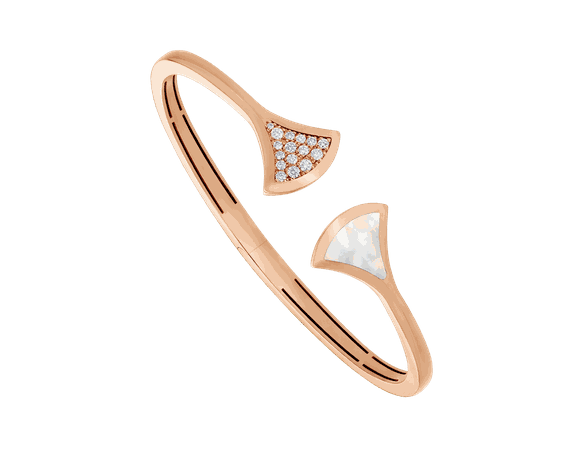 DIVAS’ DREAM Bracelet in rose gold with mother of pearl