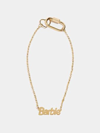 Barbie Gold Logo Necklace | Jewellery | Skinnydip London