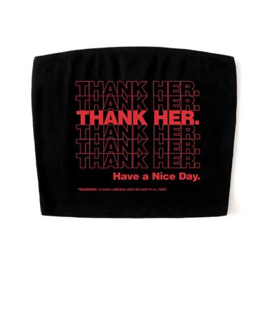 thank her