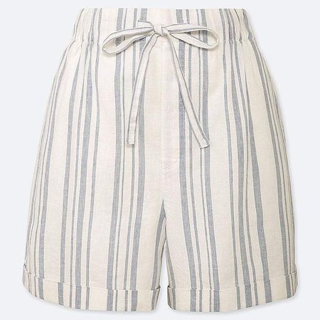 Women's Linen Cotton Relaxed Shorts