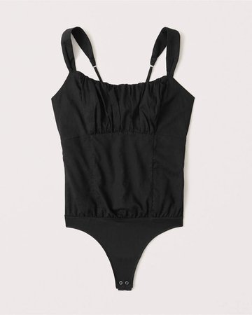 Women's Ruched Cami Bodysuit | Women's New Arrivals | Abercrombie.com