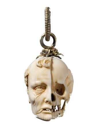 skull bone pendant