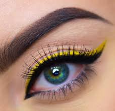 black and yellow eyeshadow - Google Search