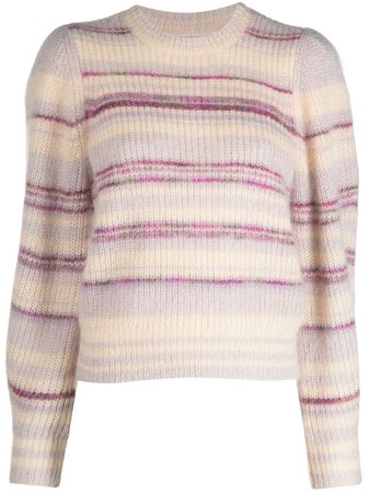 Isabel Marant Étoile mohair-blend striped knit jumper