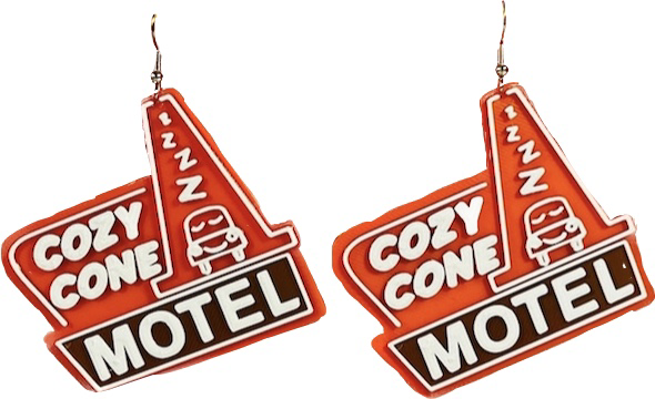 Cozy Cone Motel Earrings-Etsy