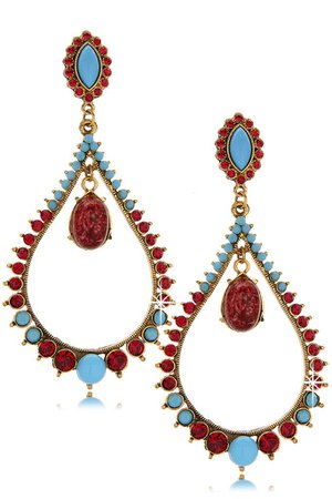 ANDREA MADER AURORA Turquoise Drop Earrings – PRET-A-BEAUTE.COM