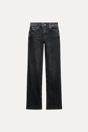 HIGH RISE BOOTCUT ZW COLLECTION JEANS - Gray | ZARA United States