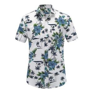 Mens Short Sleeve Beach Hawaiian Shirts Cotton Casual Floral Shirts Re – Rockin Docks Deluxephotos