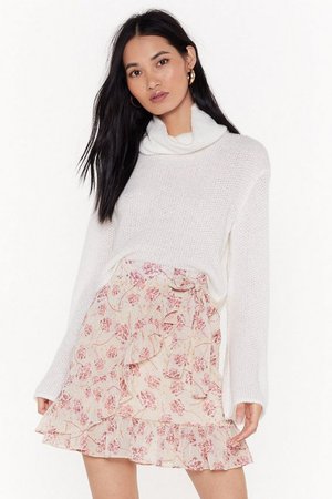 Everybody Hit's the Florals Wrap Mini Skirt | Shop Clothes at Nasty Gal!