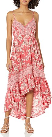Angie Women's Floral Spaghetti Strap High Low Dress at Amazon Women’s Clothing store