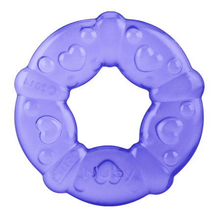 purple water teether