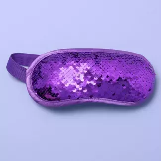 Sleep Mask With Sequins - More Than Magic™ Purple : Target