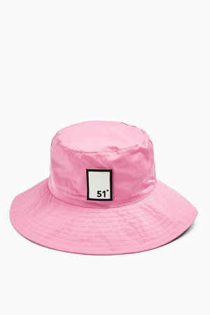 Pink Badge Bucket Hat | Topshop