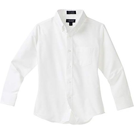 AmazonSmile: Amazon Essentials Boys' Long-Sleeve Uniform Oxford Shirt, White, M (8): Clothing