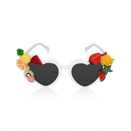 White Heart Fruit Sunglasses