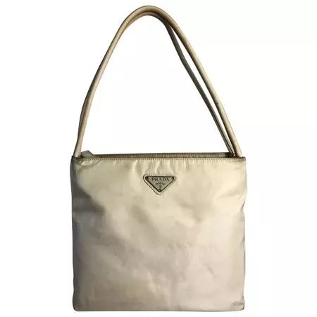 Prada Nylon Cream Tote Bag Size os - for Sale - Heroine