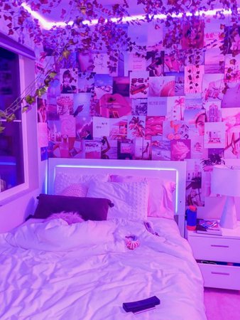 aesthetic room with led lights - Google Search