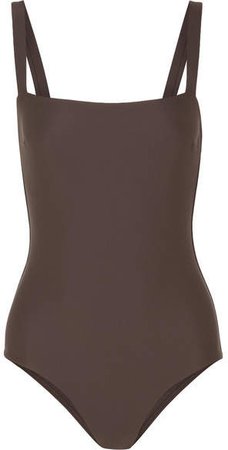 Matteau - The Square Swimsuit - Dark brown