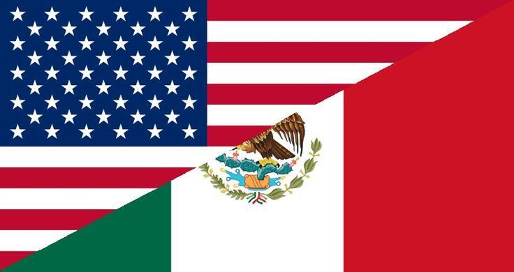 Mexican/American flag