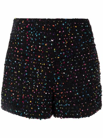 Valentino Speckled Tweed Shorts - Farfetch