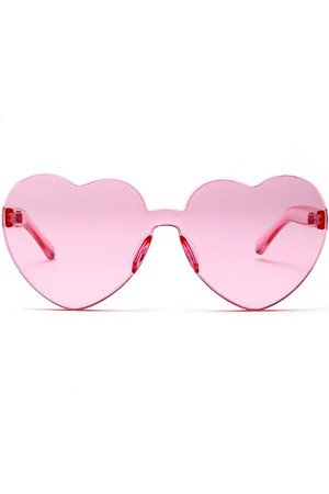 pink glasses