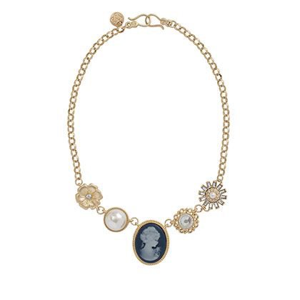 Cameo Gold Necklace