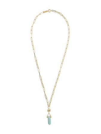Isabel Marant Crystal Pendant Necklace