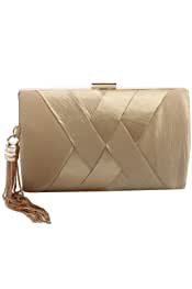 Amazon.com: gold purse clutch