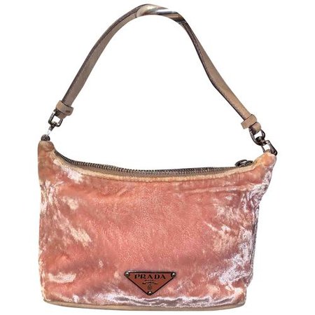 Tessuto velvet mini bag Prada Pink in Velvet - 13768362