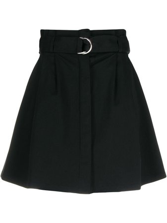 P.A.R.O.S.H. Belted Flared Skirt - Farfetch
