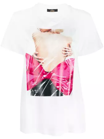 TWINSET graphic-print Cotton T-shirt - Farfetch