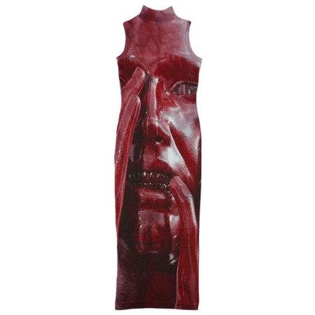 @gastt_fashion sur Instagram : “BLOOD OATH” Knit Dress by Moritz Iden { @moritziden }.
